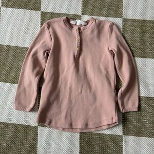 H&M thermal Henley long sleeve tee size 3/4T toddler girl